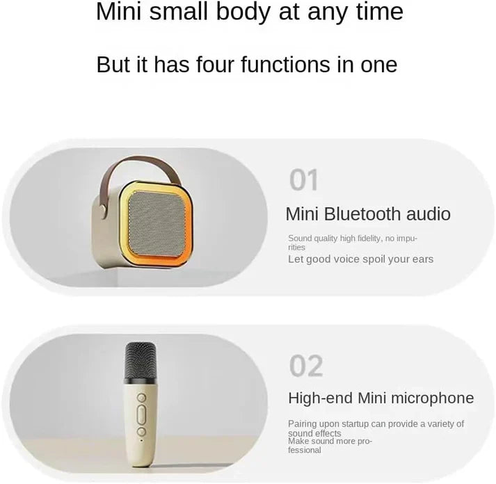 Wireless Karaoke Mic Set ā Portable Bluetooth Speaker